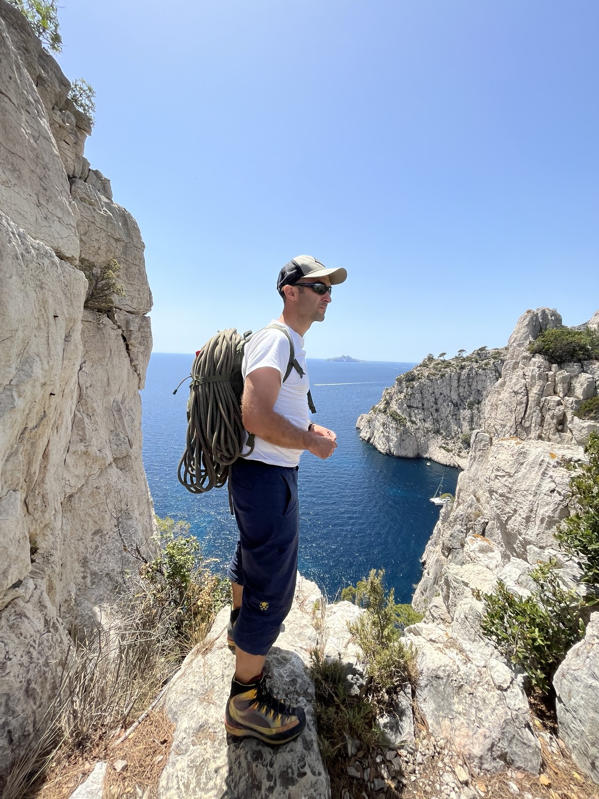 Portrait de Tudual Grall accompagnateur en montagne dans le Champsaur